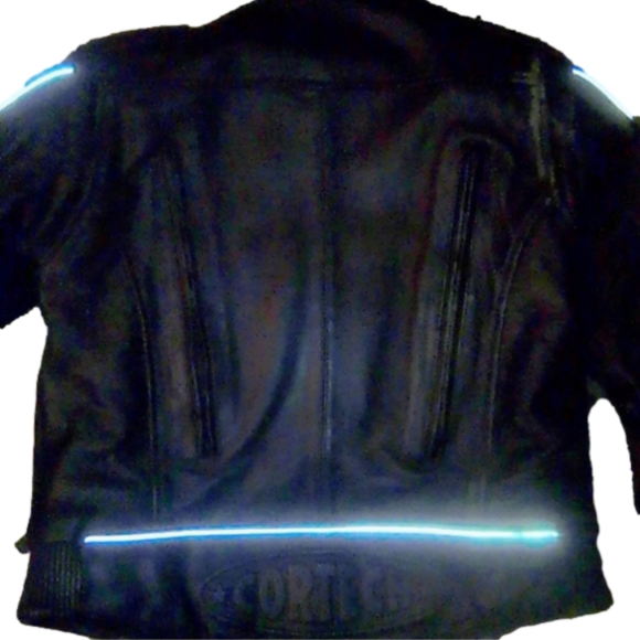 Leather coat mens - Picture 3 of 4